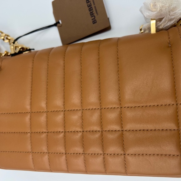 BURBERRY LOLA  CLUTCH MAPLE BROWN - Picture 7 of 16